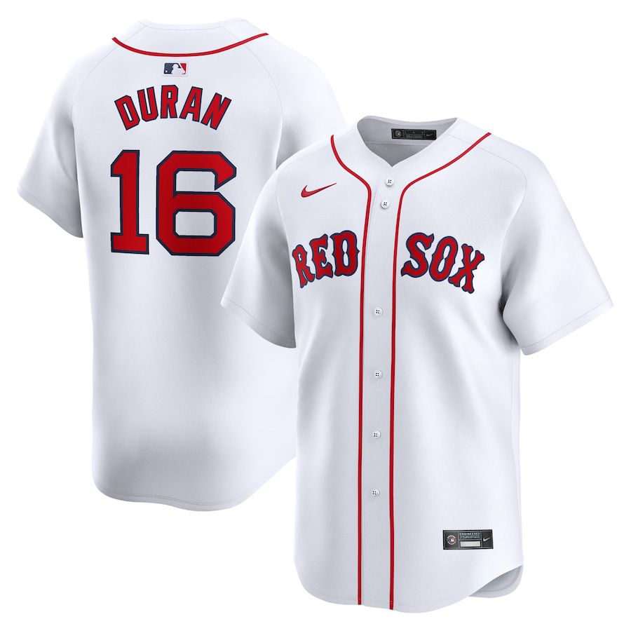 Men Boston Red Sox #16 Jarren Duran Nike White Home Limited Player MLB Jersey->boston red sox->MLB Jersey